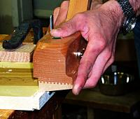 Cutting male sliding dovetail