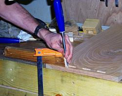 Forming dovetail mortises